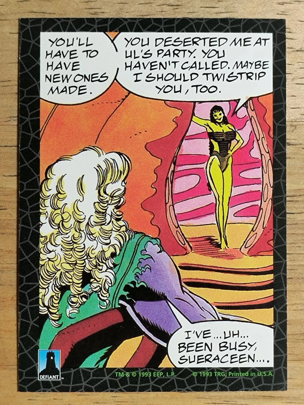 1993 The River Group Plasm Zero #55 I'm not like that.