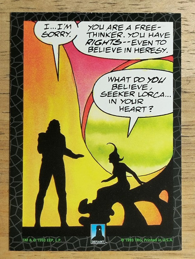 1993 The River Group Plasm Zero #67 Well done, Lorca! Hoy, the splatter tast