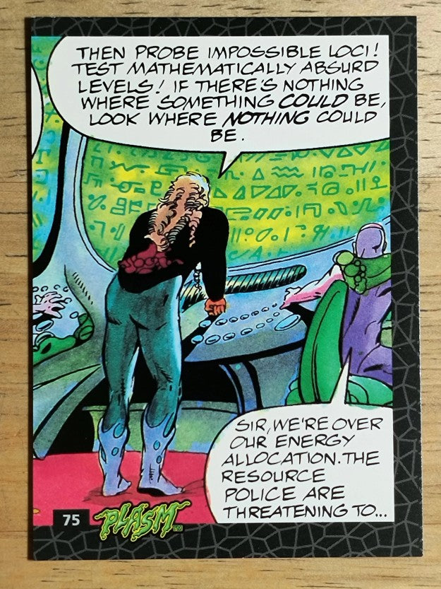 1993 The River Group Plasm Zero #75 Then probe impossible loci!