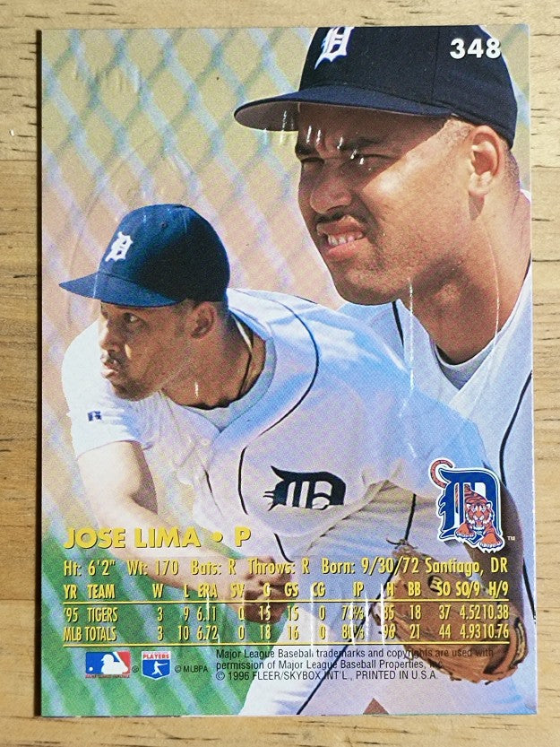 1996 Ultra Gold Medallion #348 Jose Lima