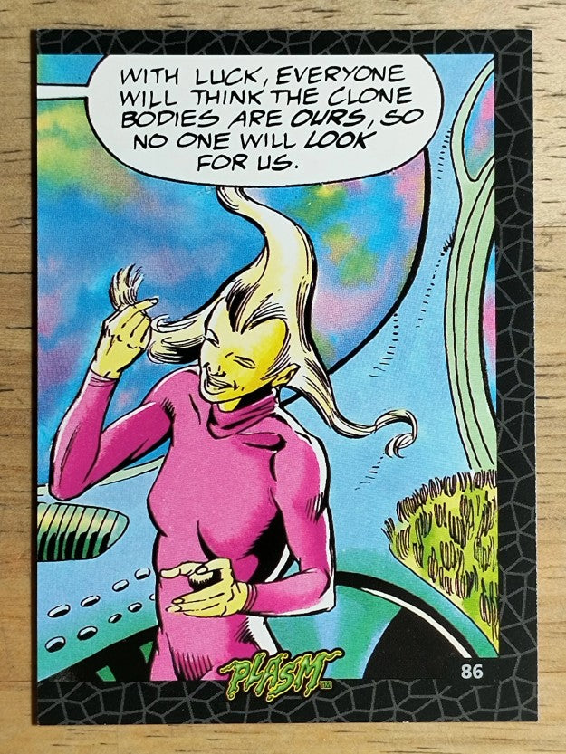 1993 The River Group Plasm Zero #86 With luck, everyone will think the clone