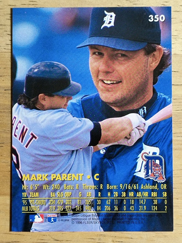 1996 Ultra Gold Medallion #350 Mark Parent