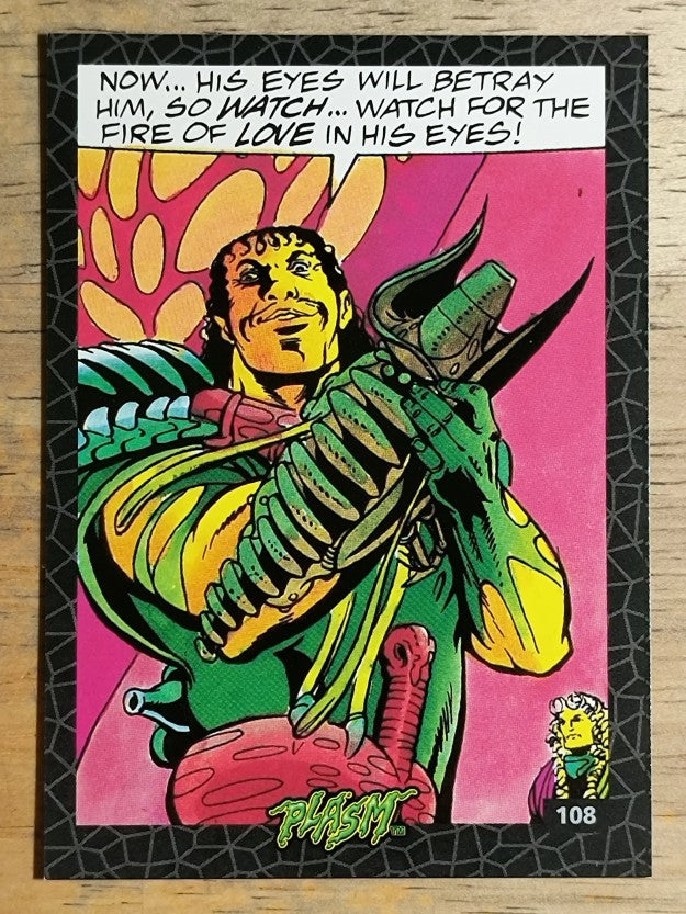 1993 The River Group Plasm Zero #108 Now his eyes will betray him