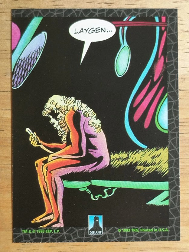 1993 The River Group Plasm Zero #110 I watched his eyes. He didn't flinch.