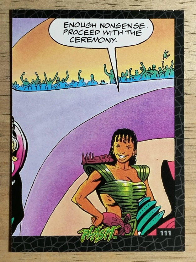 1993 The River Group Plasm Zero #111 Enough nonsense.
