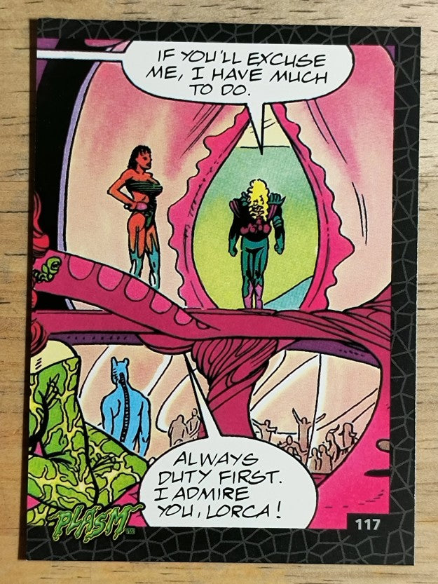 1993 The River Group Plasm Zero #117 If you'll excuse me, I have much to do.