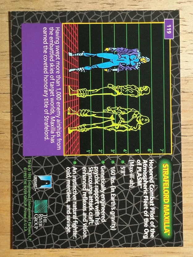 1993 The River Group Plasm Zero #119 Strafelord Maxilla