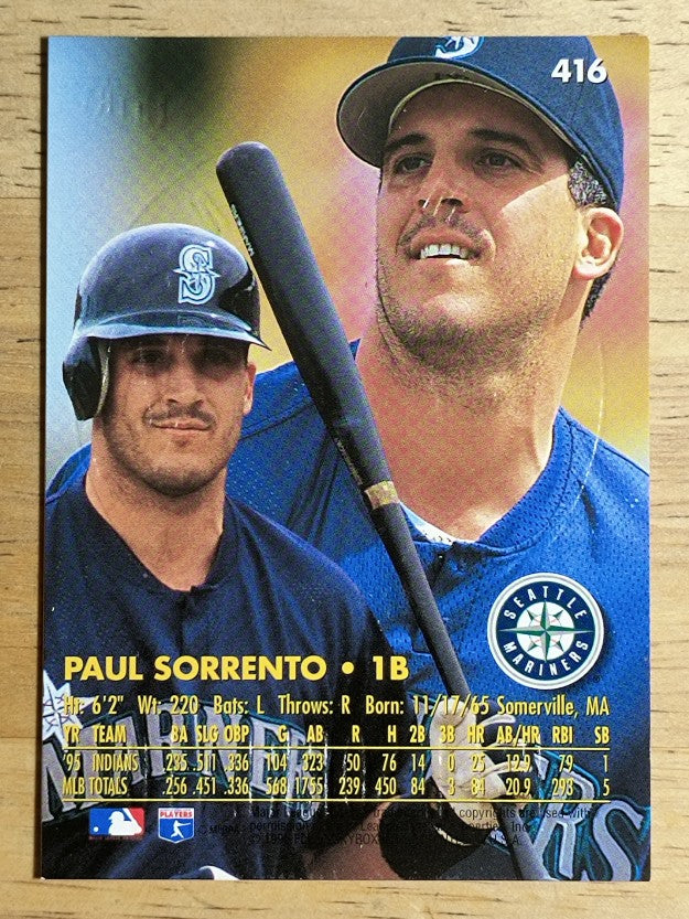 1996 Ultra Gold Medallion #416 Paul Sorrento