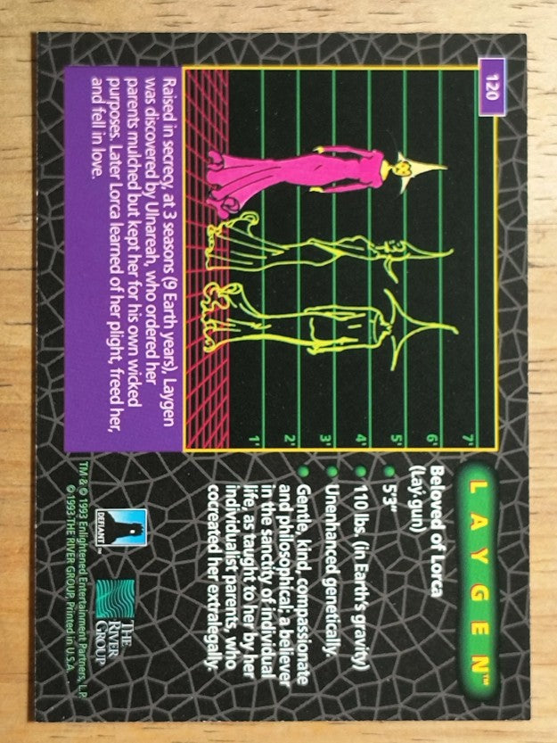 1993 The River Group Plasm Zero #120 Laygen