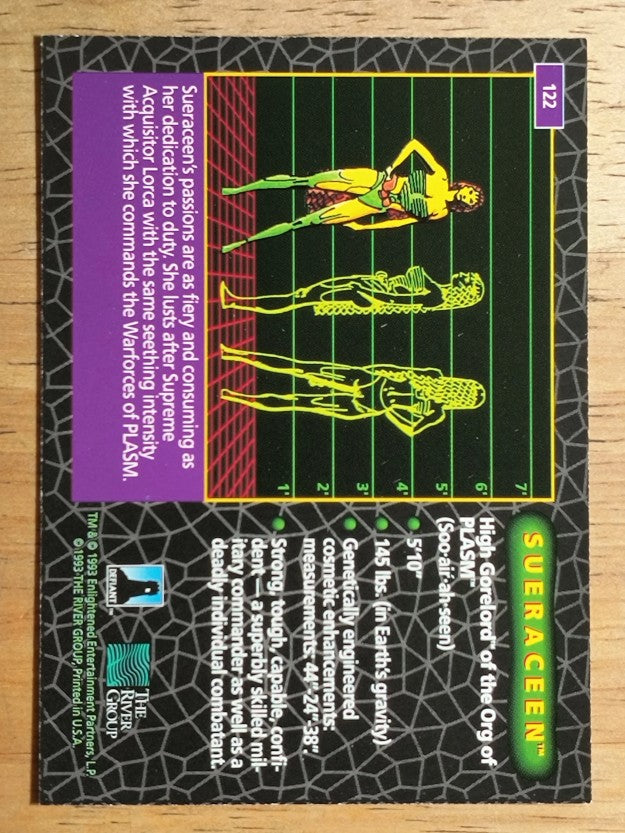 1993 The River Group Plasm Zero #122 Sueraceen