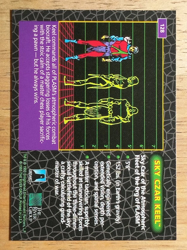 1993 The River Group Plasm Zero #128 Sky Czar Keel