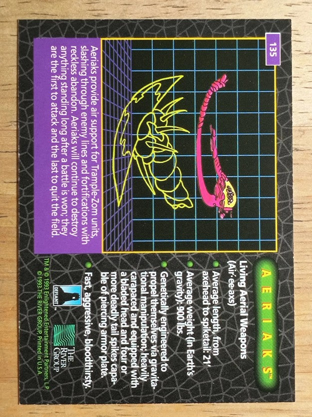 1993 The River Group Plasm Zero #135 Aeriaks