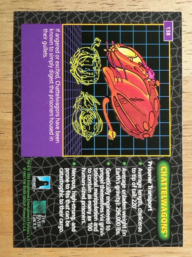 1993 The River Group Plasm Zero #138 Chattelwagons