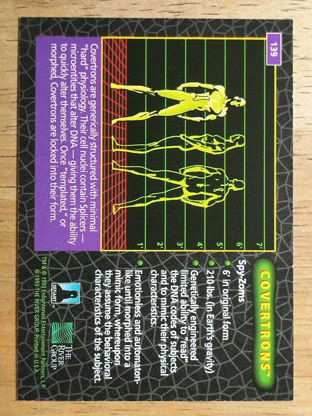 1993 The River Group Plasm Zero #139 Covertrons