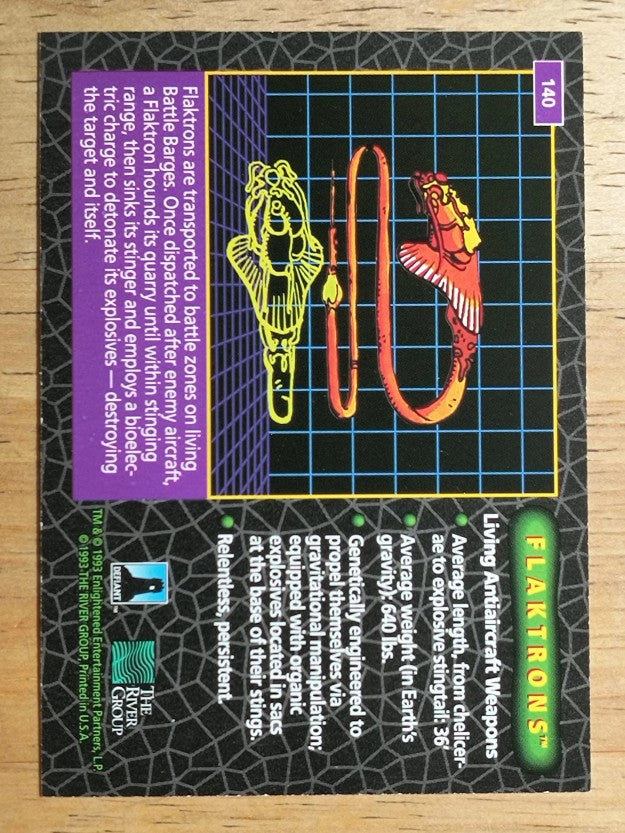 1993 The River Group Plasm Zero #140 Flaktrons