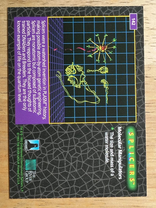 1993 The River Group Plasm Zero #142 Splicers