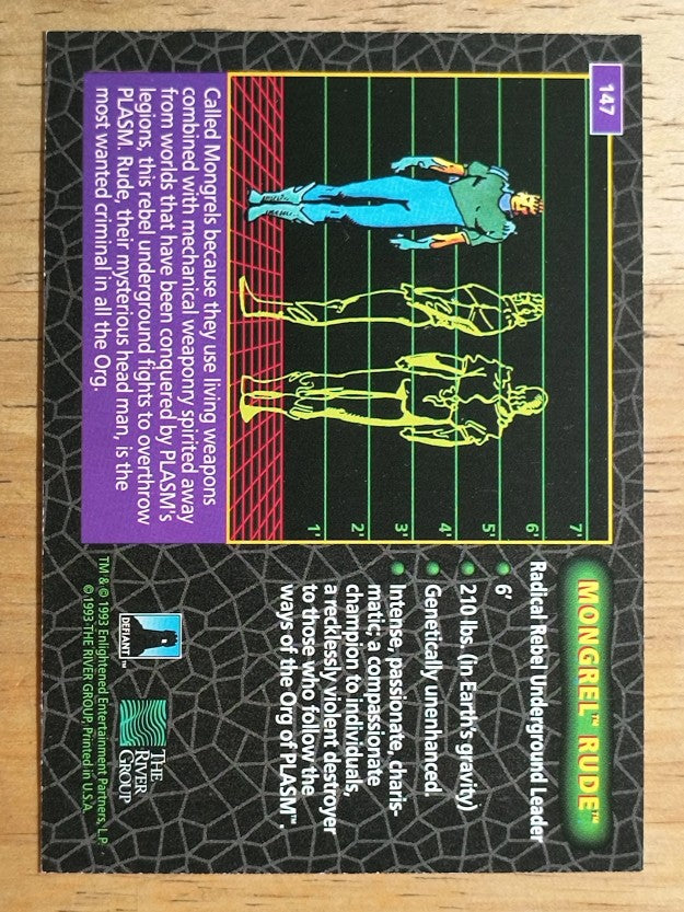 1993 The River Group Plasm Zero #147 Mongrel Rude