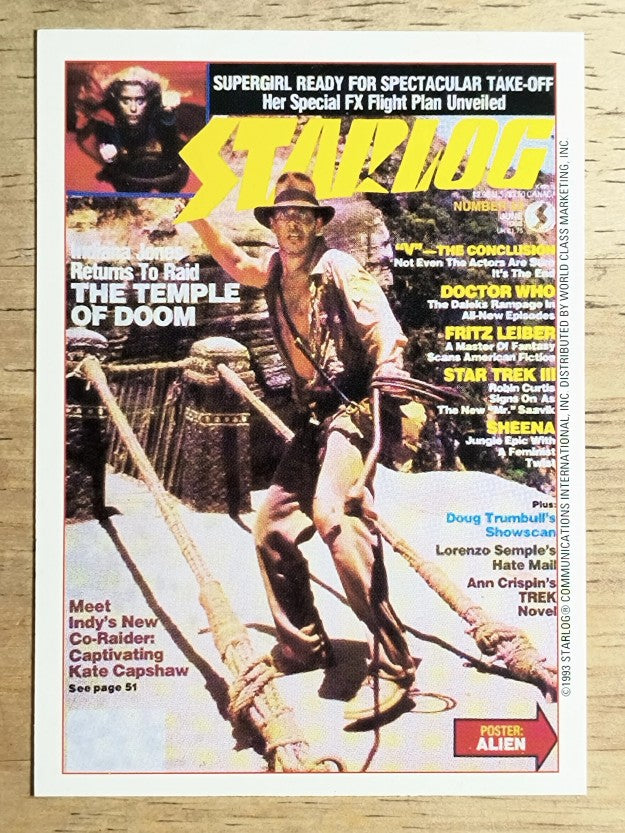 1993 World Class Marketing Starlog Science Fiction Universe #44 083 - June