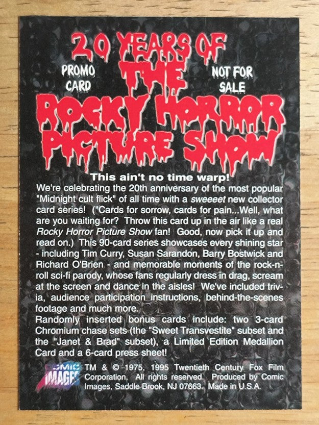 1995 20 Years of The Rocky Horror Picture Show This ain't no time warp PROMO