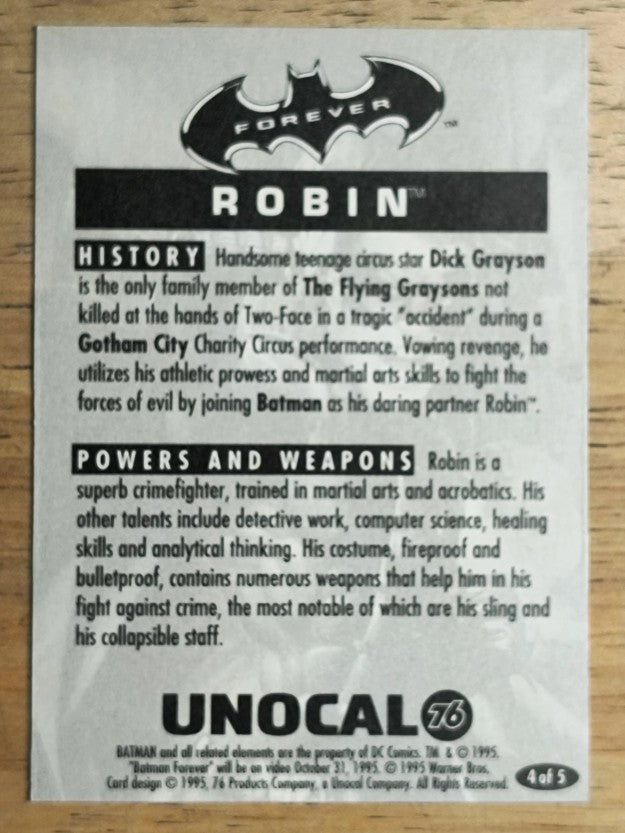 1995 Unocal Batman Forever #4 Robin (NM)