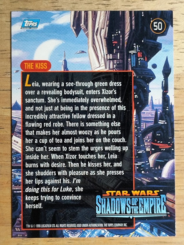1996 Topps Star Wars Shadows of the Empire #50 The Kiss