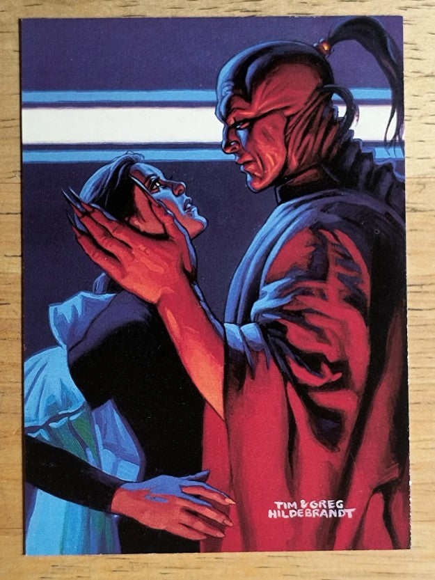 1996 Topps Star Wars Shadows of the Empire #50 The Kiss