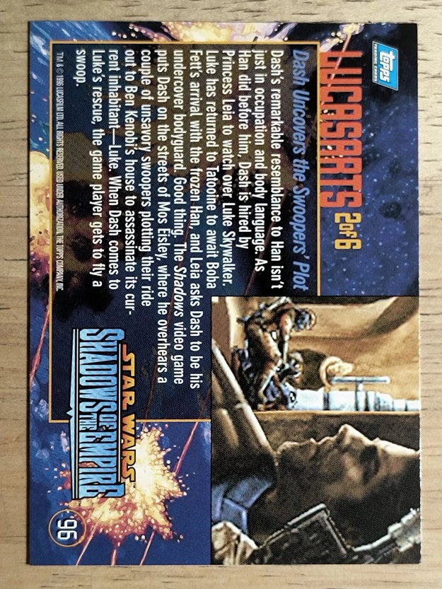 1996 Topps Star Wars Shadows of the Empire #96 Dash
