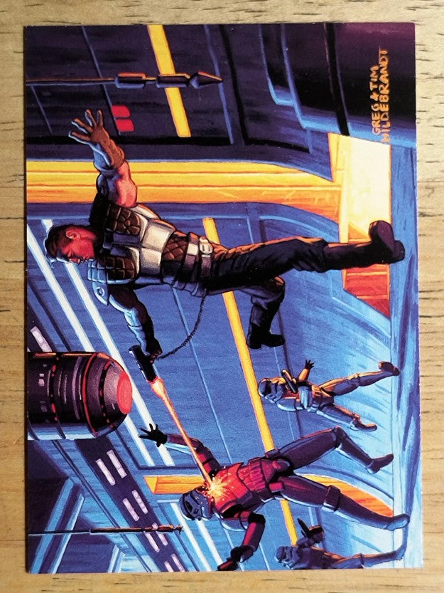 1996 Topps Star Wars Shadows of the Empire #97 Dash on the Run