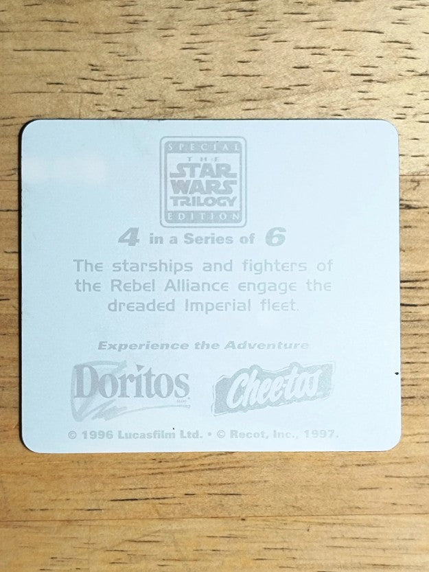 1997 Doritos-Cheetos Star Wars SE Trilogy 3-D #4 Battle in Space