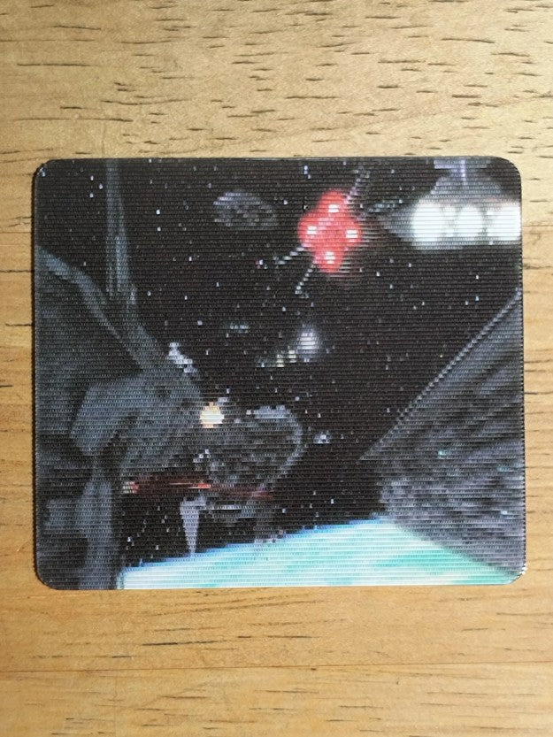 1997 Doritos-Cheetos Star Wars SE Trilogy 3-D #4 Battle in Space