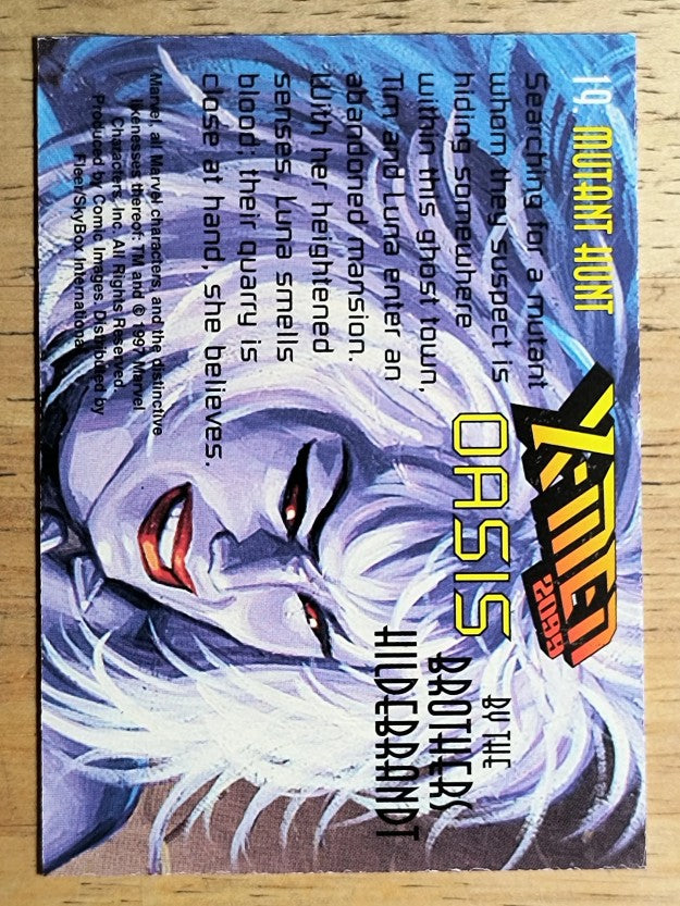 1997 Fleer SkyBox X-Men 2099 Oasis #19 Mutant Hunt