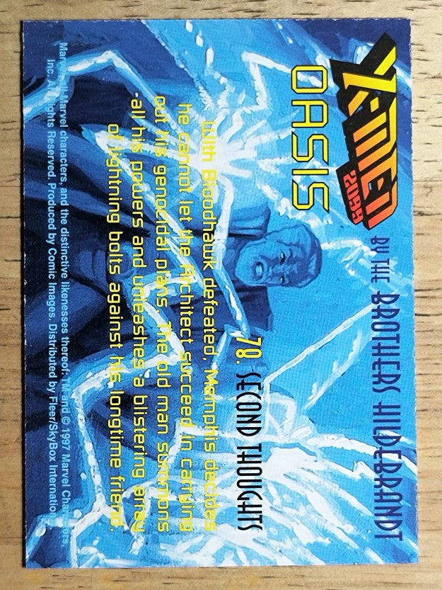 1997 Fleer SkyBox X-Men 2099 Oasis #78 Second Thoughts