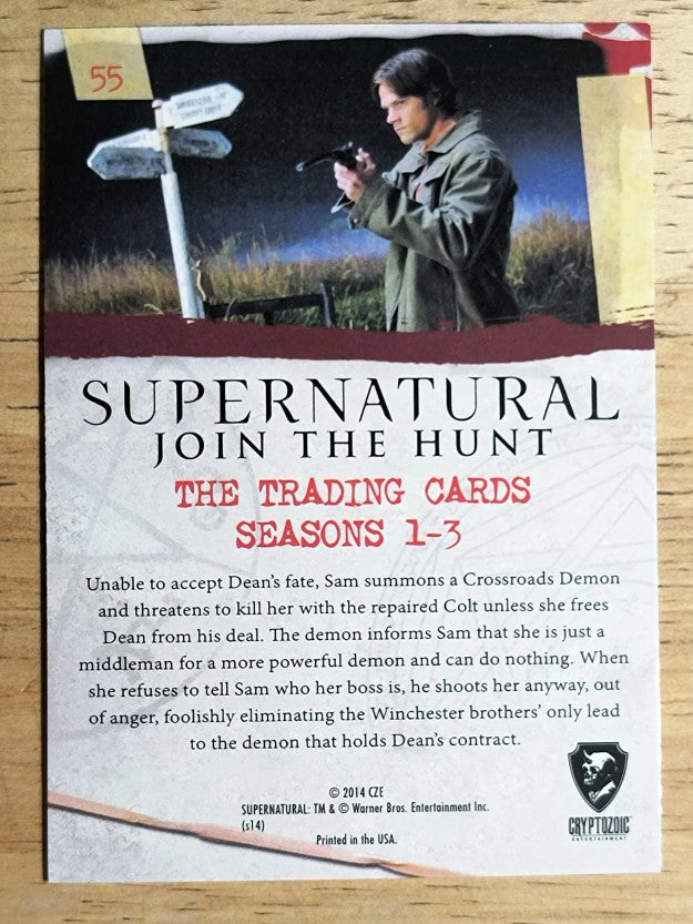 2014 Cryptozoic Supernatural Seasons 1-3 #55 No Deal