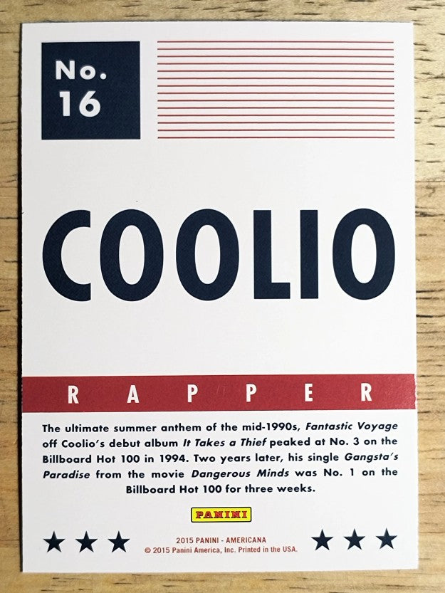 2015 Panini Americana Blue #16 Coolio