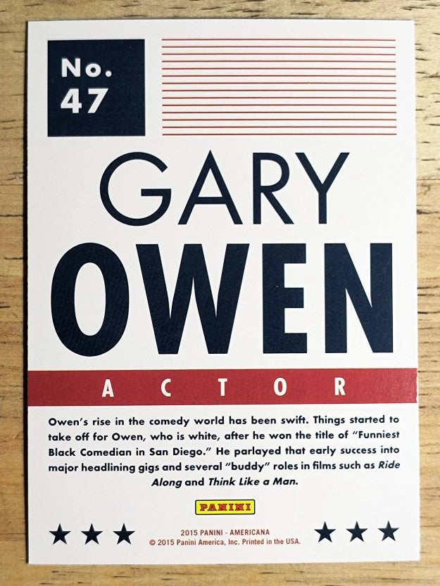 2015 Panini Americana Blue #47 Gary Owen