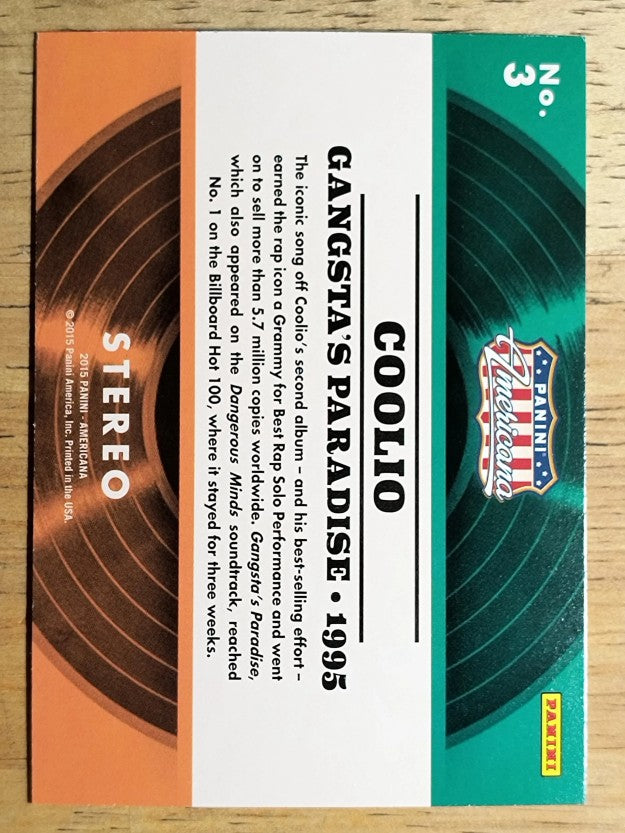 2015 Panini Americana Certified Singles Silver #3 Coolio
