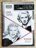 2015 Panini Americana Screen Legends Co-Stars Silver Ginger Rogers/Lana Turner
