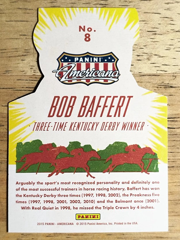 2015 Panini Americana Winner's Circle #8 Bob Baffert