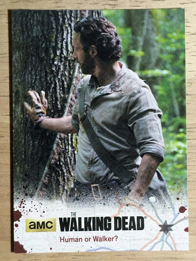 2016 Cryptozoic The Walking Dead Season Four Part 2 #2 Human or Walker?