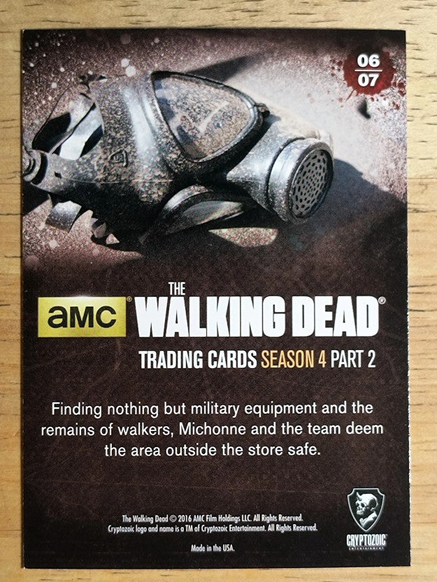 2016 Cryptozoic The Walking Dead Season Four Part 2 #6 All Quiet