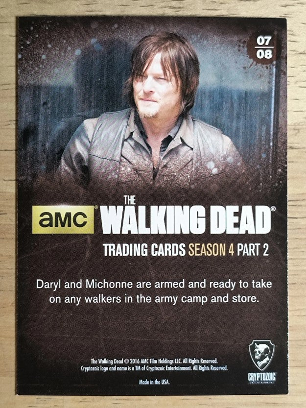 2016 Cryptozoic The Walking Dead Season Four Part 2 #7 Ready for Anything