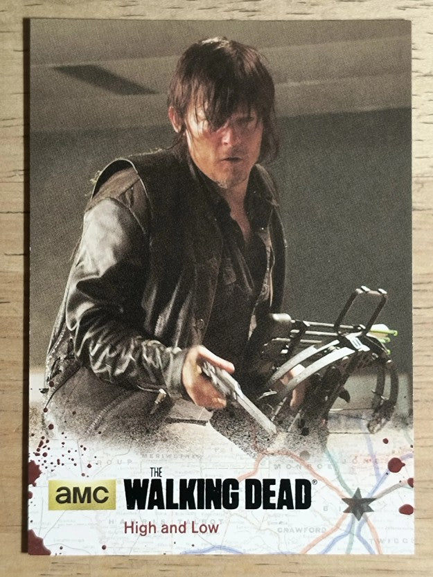 2016 Cryptozoic The Walking Dead Season Four Part 2 #11 High and Low