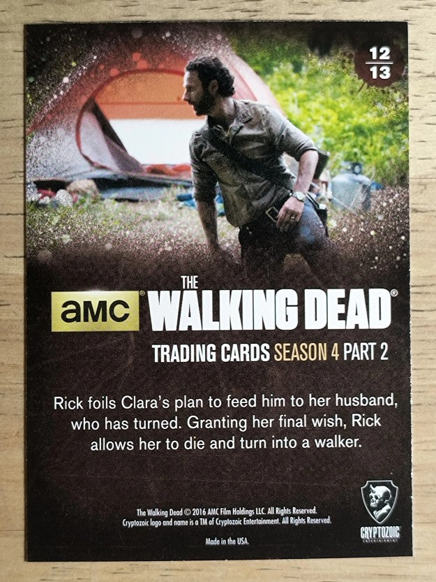 2016 Cryptozoic The Walking Dead Season Four Part 2 #12 Love Trap