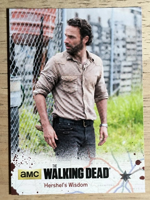 2016 Cryptozoic The Walking Dead Season Four Part 2 #14 Hershel's Wisdom