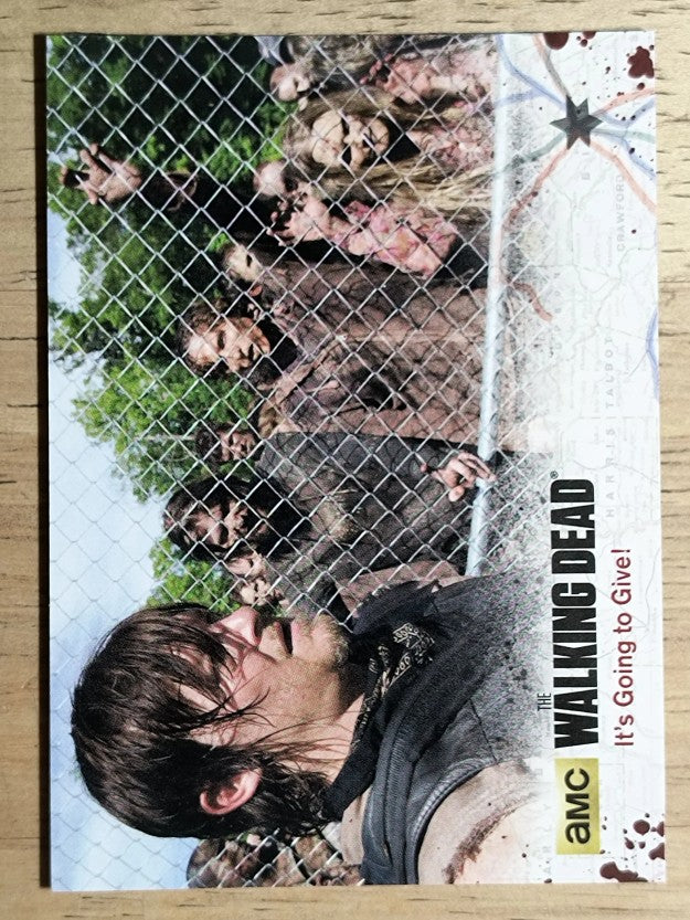 2016 Cryptozoic The Walking Dead Season Four Part 2 #17 It?s Going to Give!