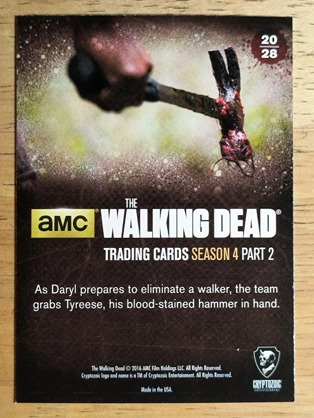 2016 Cryptozoic The Walking Dead Season Four Part 2 #20 Bloody Business