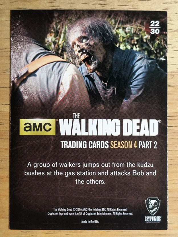 2016 Cryptozoic The Walking Dead Season Four Part 2 #22 Nasty Surprise!