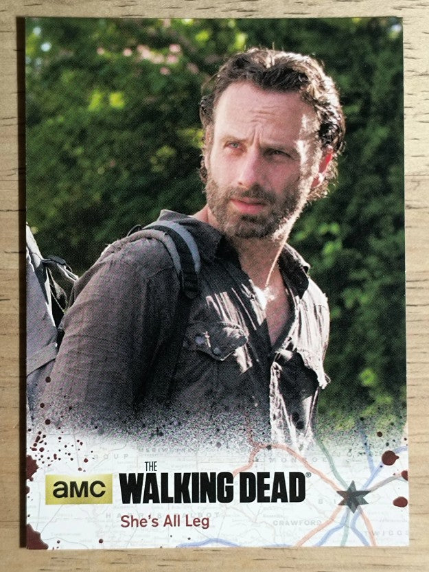 2016 Cryptozoic The Walking Dead Season Four Part 2 #23 She?s All Leg