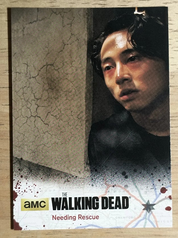 2016 Cryptozoic The Walking Dead Season Four Part 2 #24 Needing Rescue