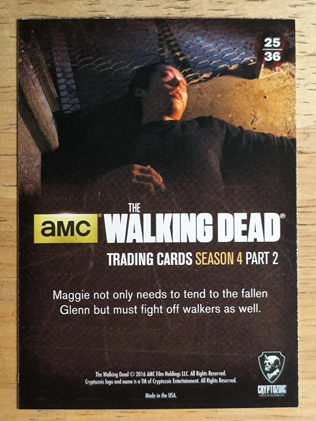 2016 Cryptozoic The Walking Dead Season Four Part 2 #25 Sharpshooter